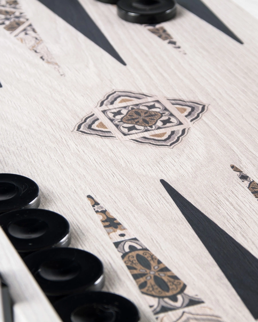 Herren |  | Manopoulos | Wooden Creative Moroccan Mosaic Backgammon 