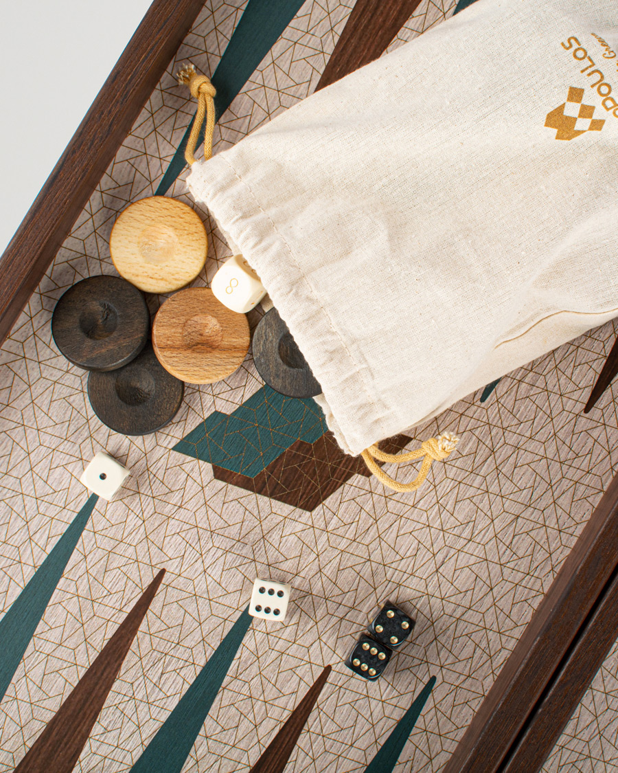 Herren |  | Manopoulos | Wooden Creative Trend Colours Backgammon 