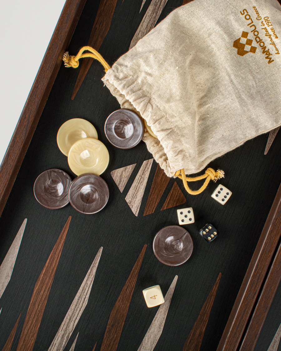 Herren | Spiel und Freizeit | Manopoulos | Wooden Creative Minimalistic Backgammon 