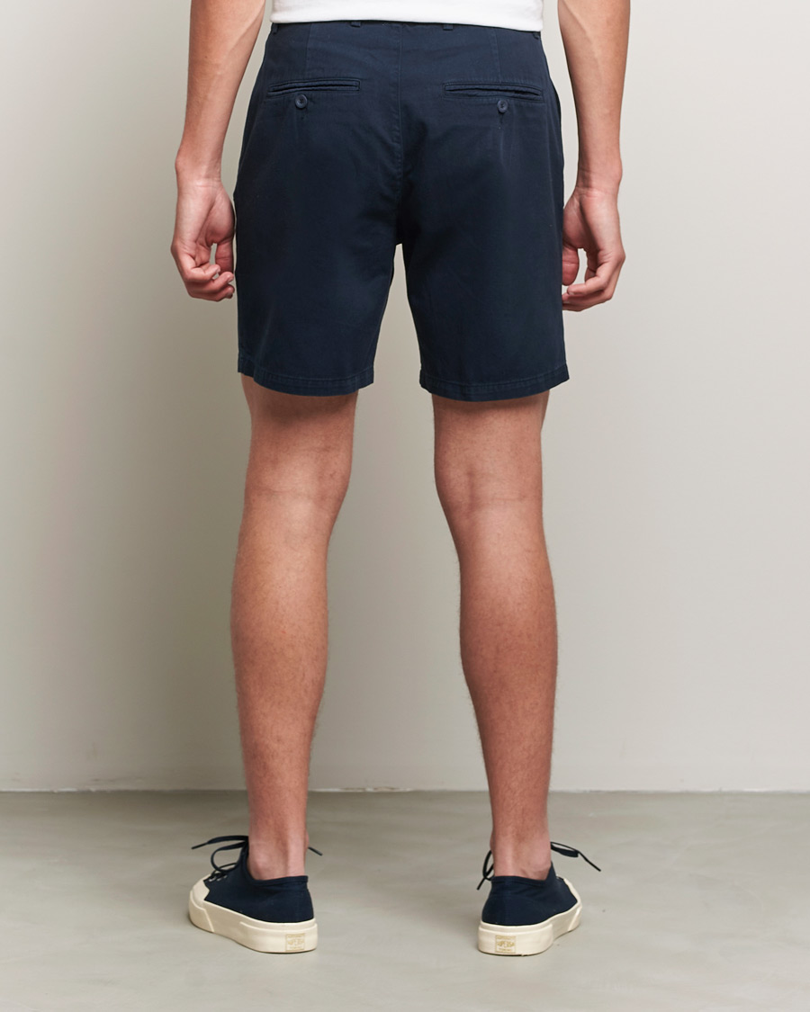 Herren | Shorts | A Day's March | Erie Cotton Chino Shorts Navy