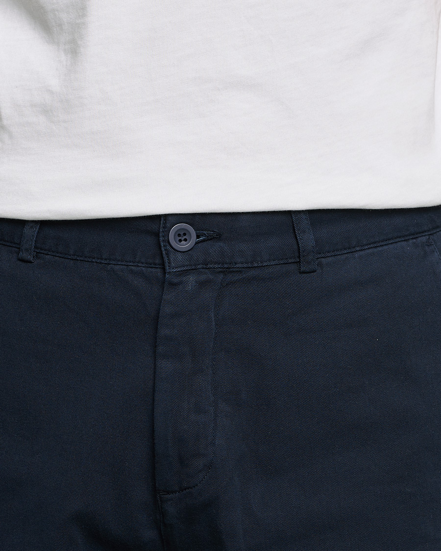 Herren | Shorts | A Day's March | Erie Cotton Chino Shorts Navy