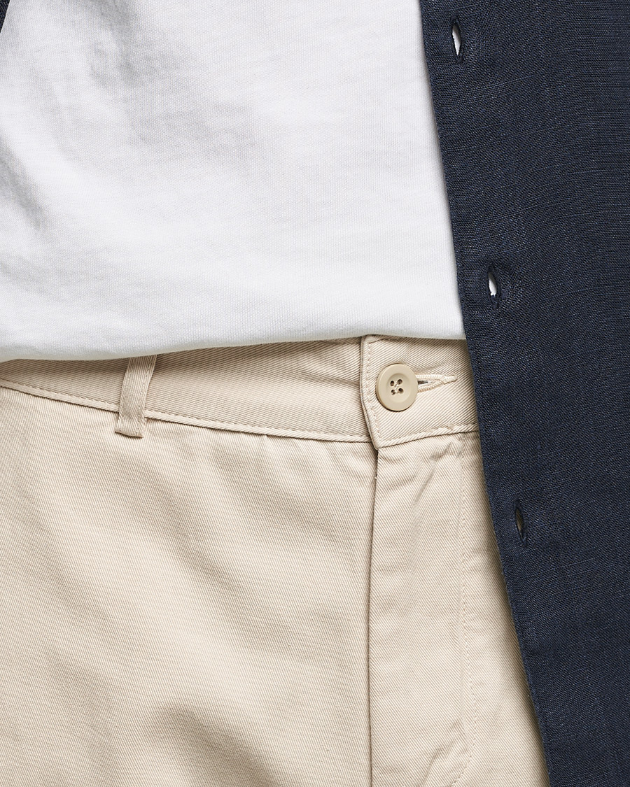 Herren | Shorts | A Day's March | Erie Cotton Chino Shorts Oyster