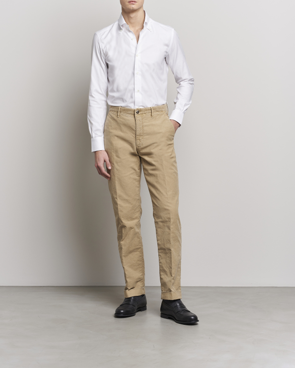 Herren | Hemden | A Day's March | Abu Linen Shirt Seaweed