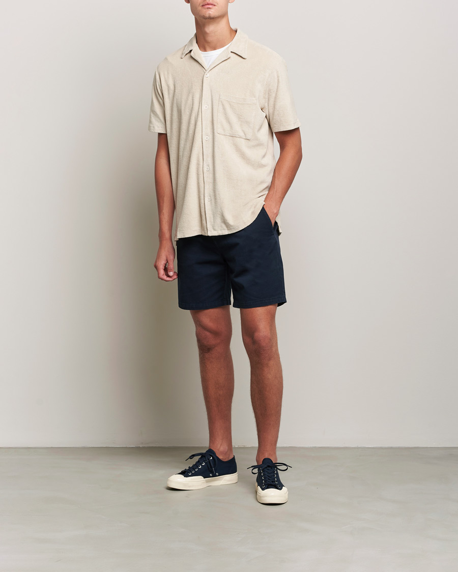Herren | Hemden | A Day's March | Yamu Short Sleeve Terry Shirt Desert