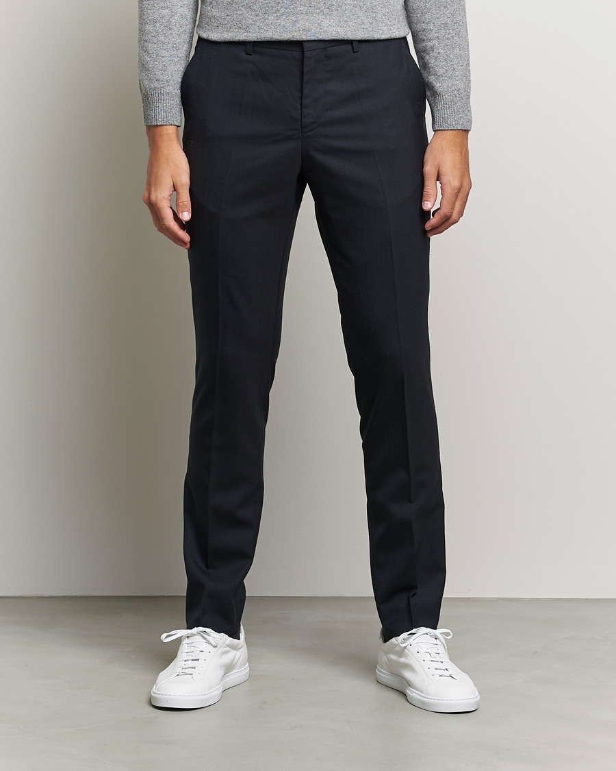 Herren | Business & Beyond | Filippa K | Liam Cool Wool Slacks Dark Navy