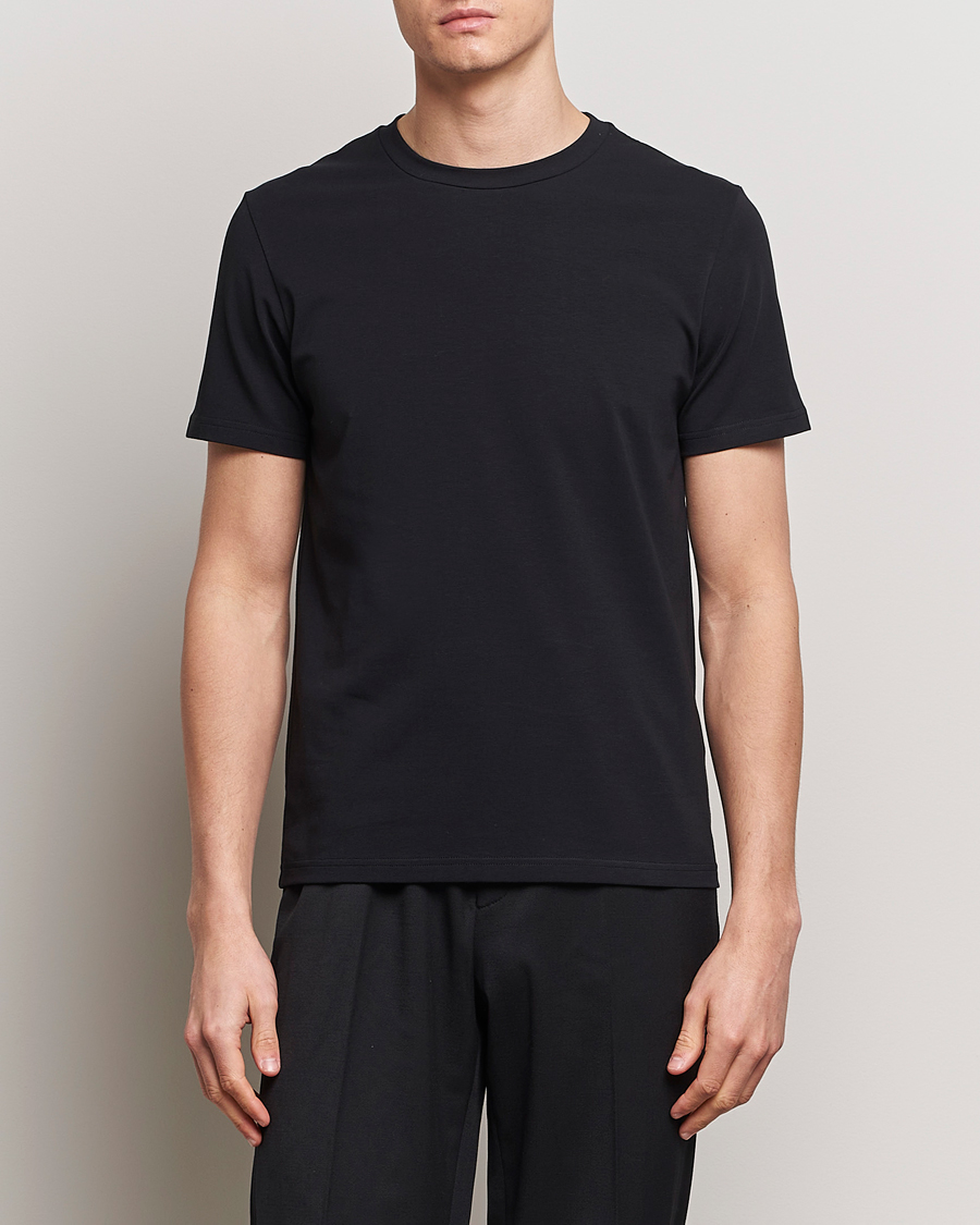 Herren | T-Shirts | Filippa K | Soft Lycra Tee Black