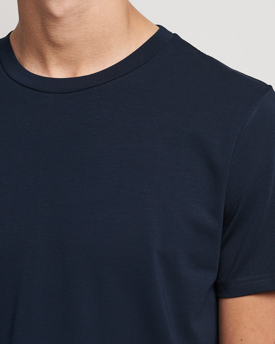Herren | T-Shirts | Filippa K | Soft Lycra Tee Navy