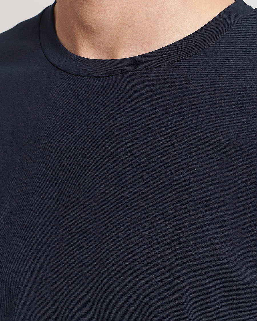 Herren | T-Shirts | Filippa K | Soft Lycra Tee Navy