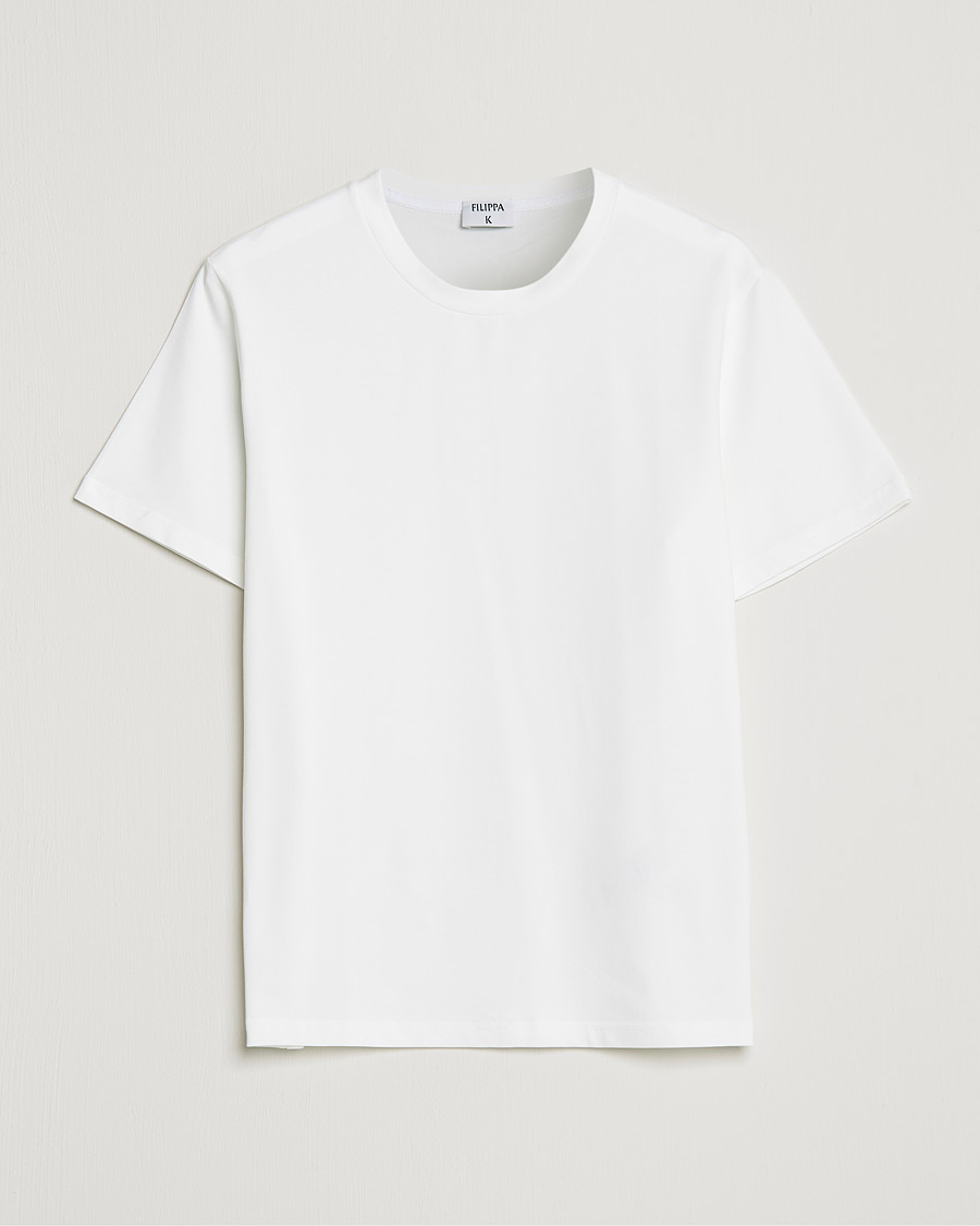 Herren | T-Shirts | Filippa K | Stretch Cotton Tee White