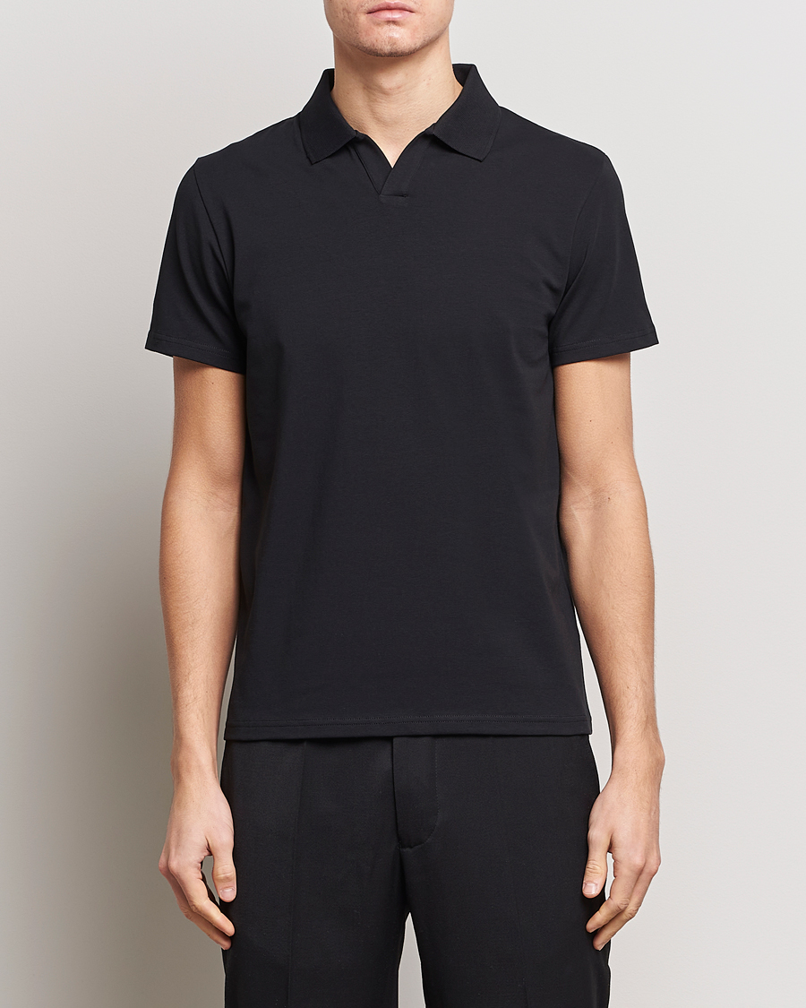 Herren | Kleidung | Filippa K | Soft Lycra Polo Tee Black