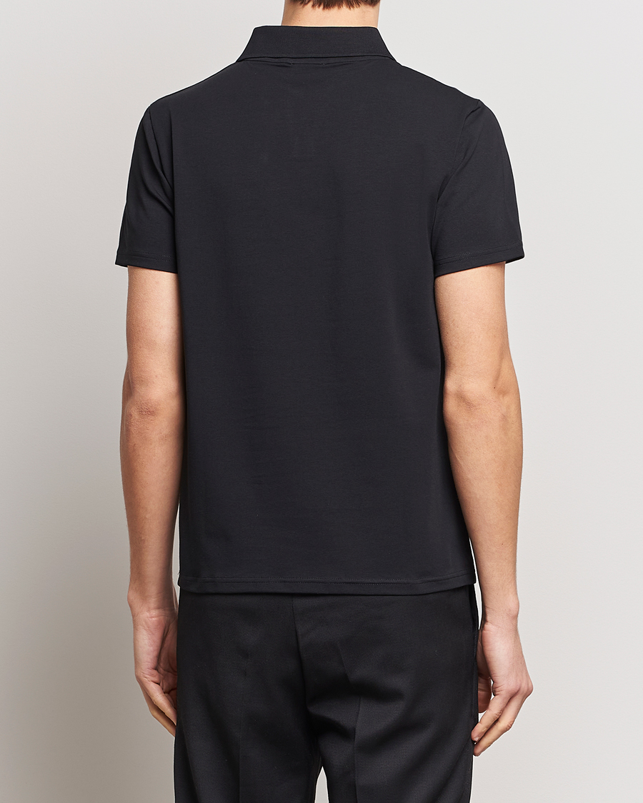 Herren | Poloshirts | Filippa K | Soft Lycra Polo Tee Black