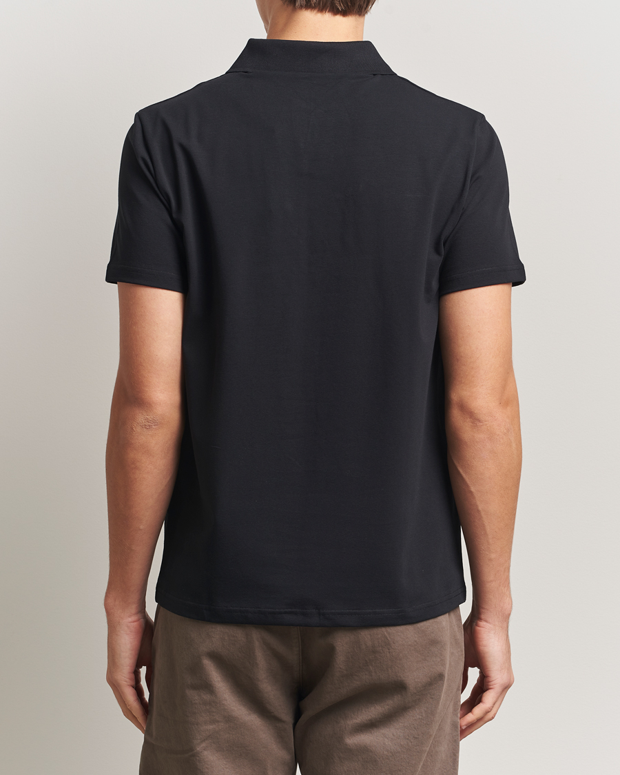 Herren | Poloshirts | Filippa K | Soft Lycra Polo Tee Black