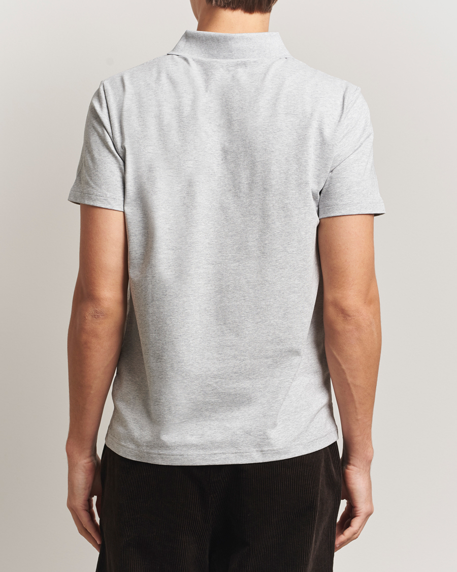Herren | Poloshirts | Filippa K | Soft Lycra Polo Tee Light Grey Melange