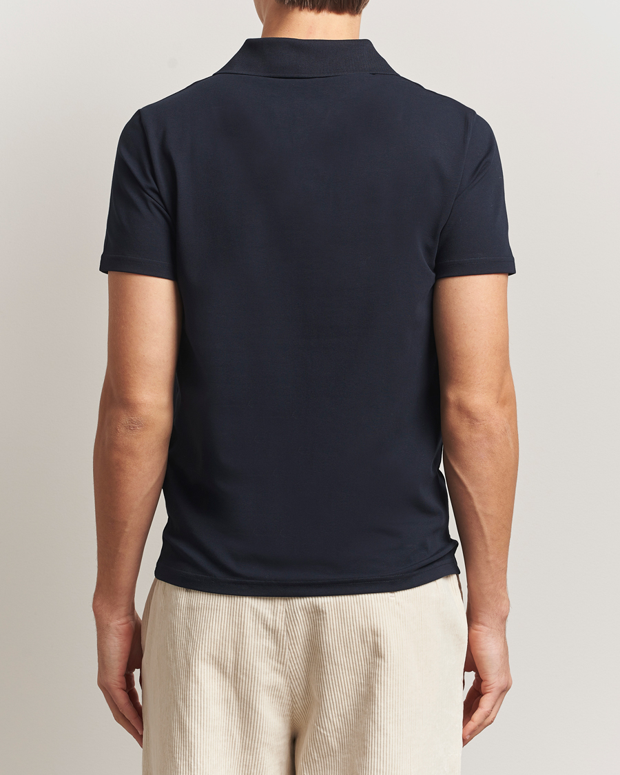 Herren | Poloshirts | Filippa K | Soft Lycra Polo Tee Navy