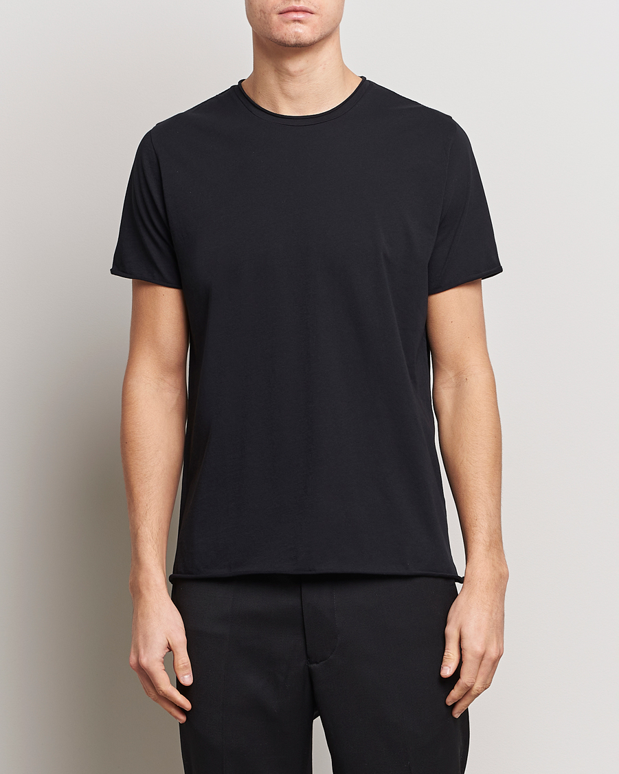 Herren | Kleidung | Filippa K | Roll Neck Crew Neck Tee Black