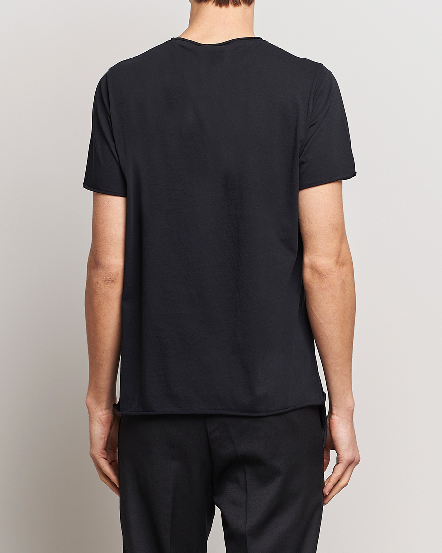 Herren | T-Shirts | Filippa K | Roll Neck Crew Neck Tee Black