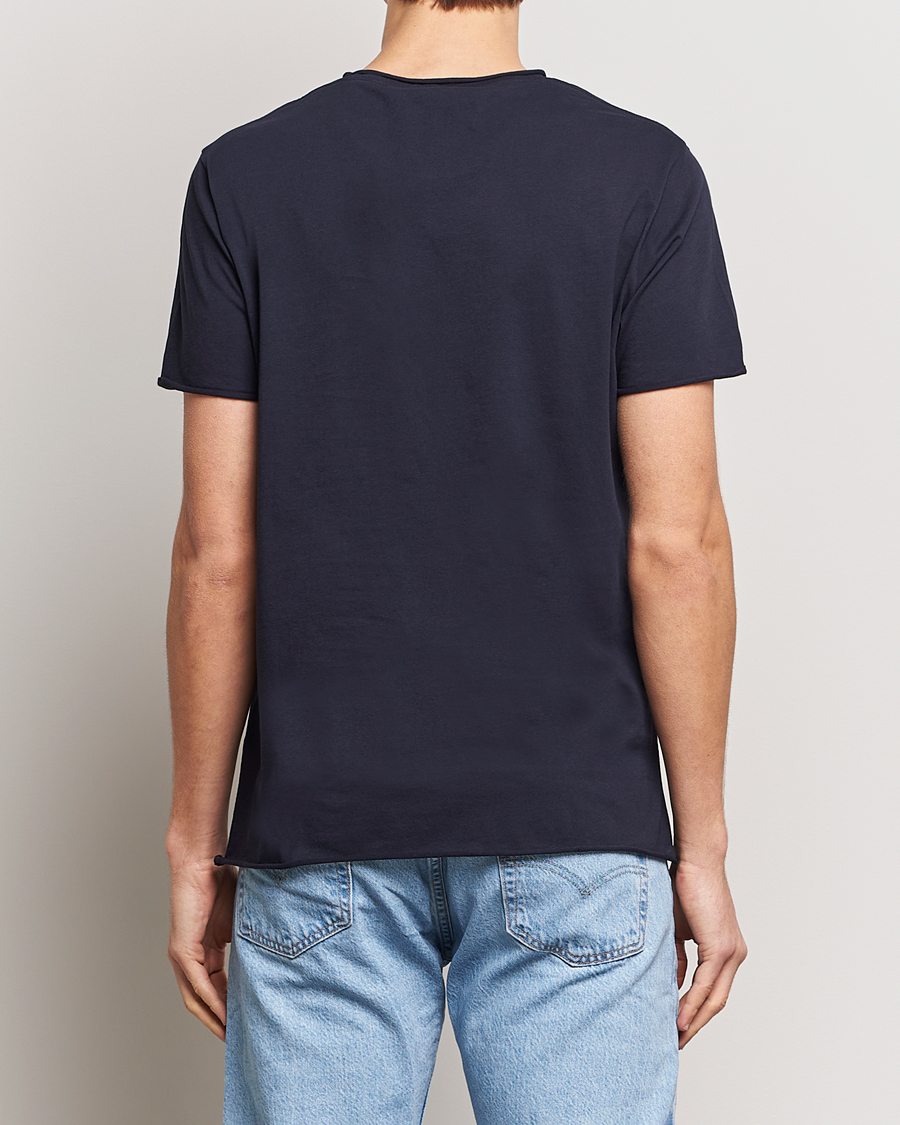 Herren | T-Shirts | Filippa K | Roll Neck Crew Neck Tee Navy