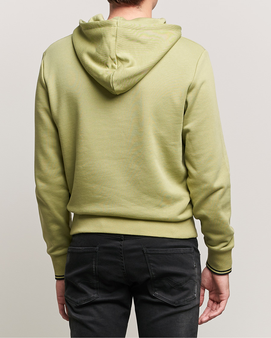 Herren | Pullover | Fred Perry | Tipped Hooded Sweatshirt Sage Green 