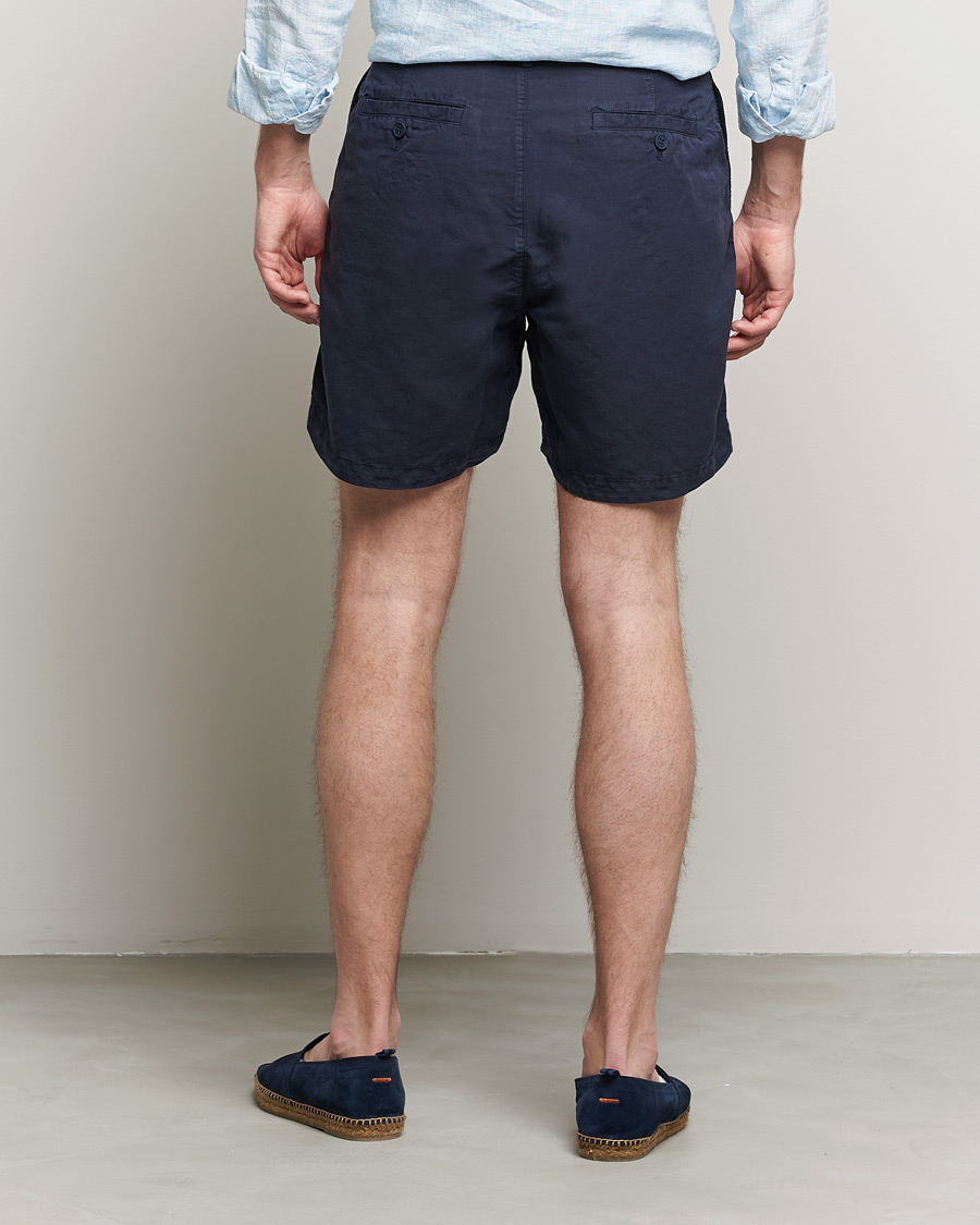 Herren | Shorts | Orlebar Brown | Searose Linen/Cotton Shorts Night Iris