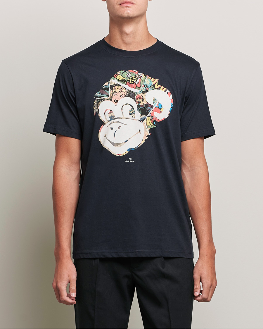 Herren | T-Shirts | PS Paul Smith | Monkey Tee Black