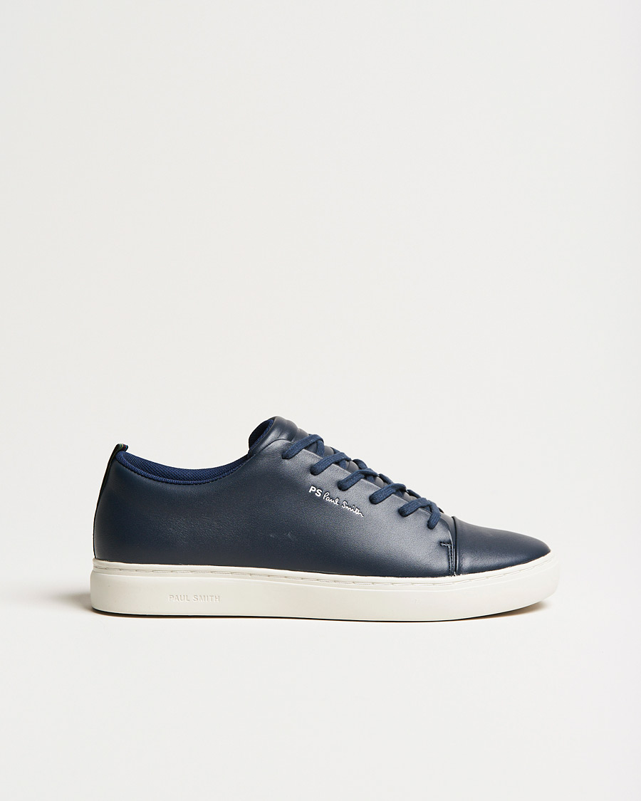 Herren | Sneaker | PS Paul Smith | Lee Cap Toe Leather Sneaker Navy