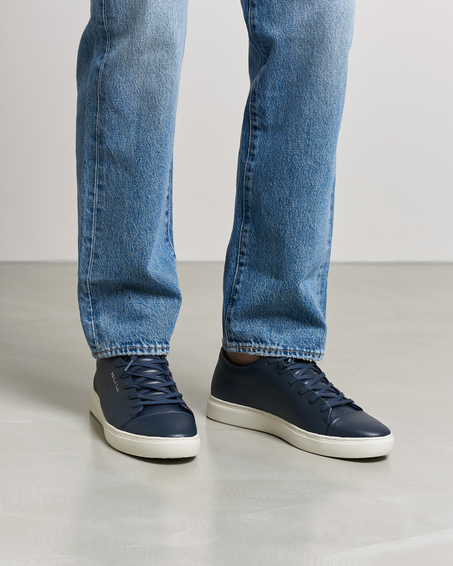Herren | Sneaker | PS Paul Smith | Lee Cap Toe Leather Sneaker Navy
