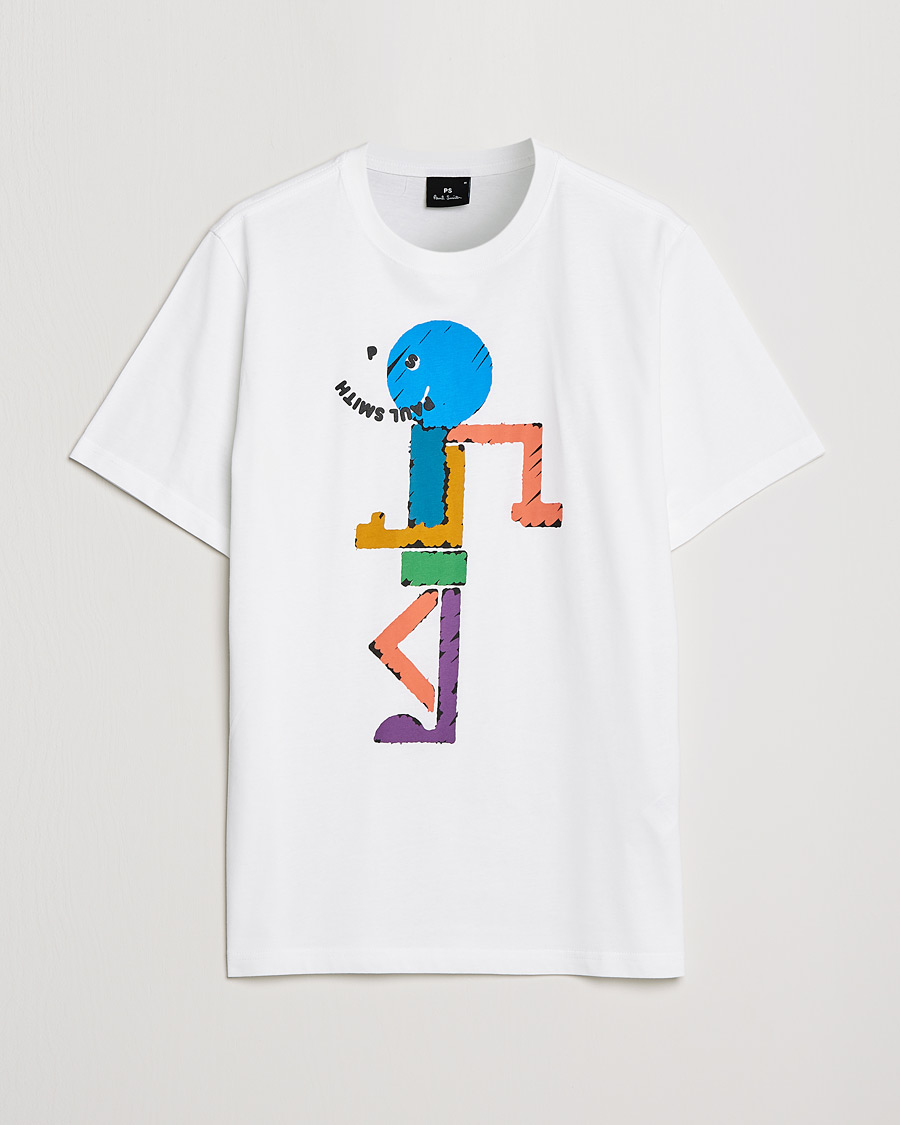 Herren | T-Shirts | PS Paul Smith | Character Organic Cotton Tee White