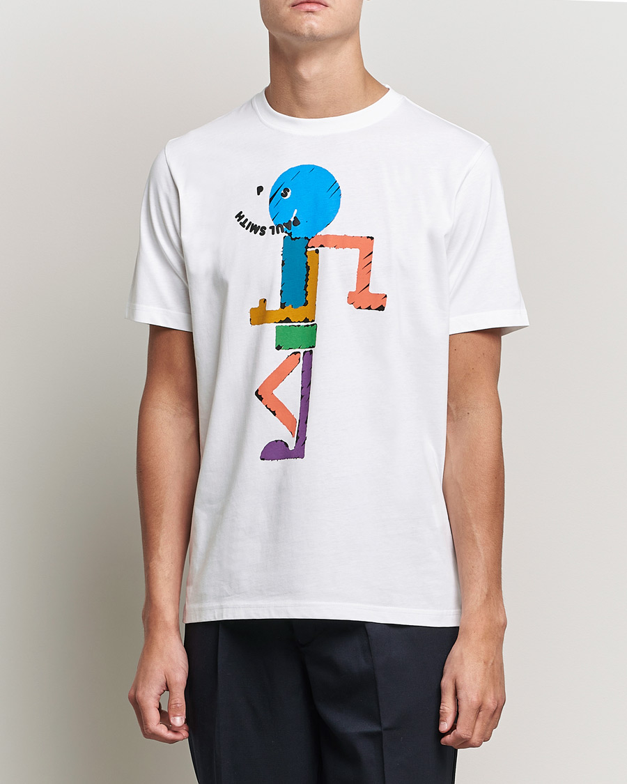 Herren | T-Shirts | PS Paul Smith | Character Organic Cotton Tee White