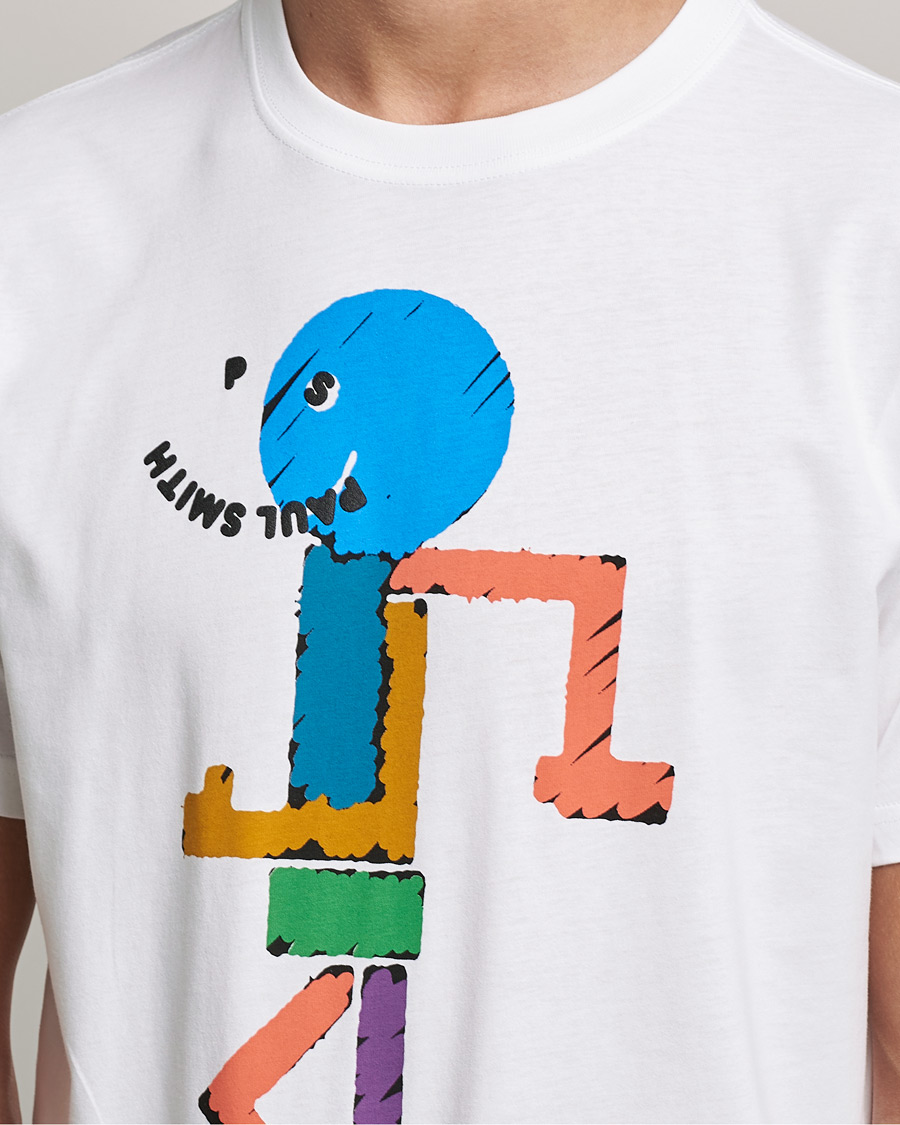 Herren | T-Shirts | PS Paul Smith | Character Organic Cotton Tee White