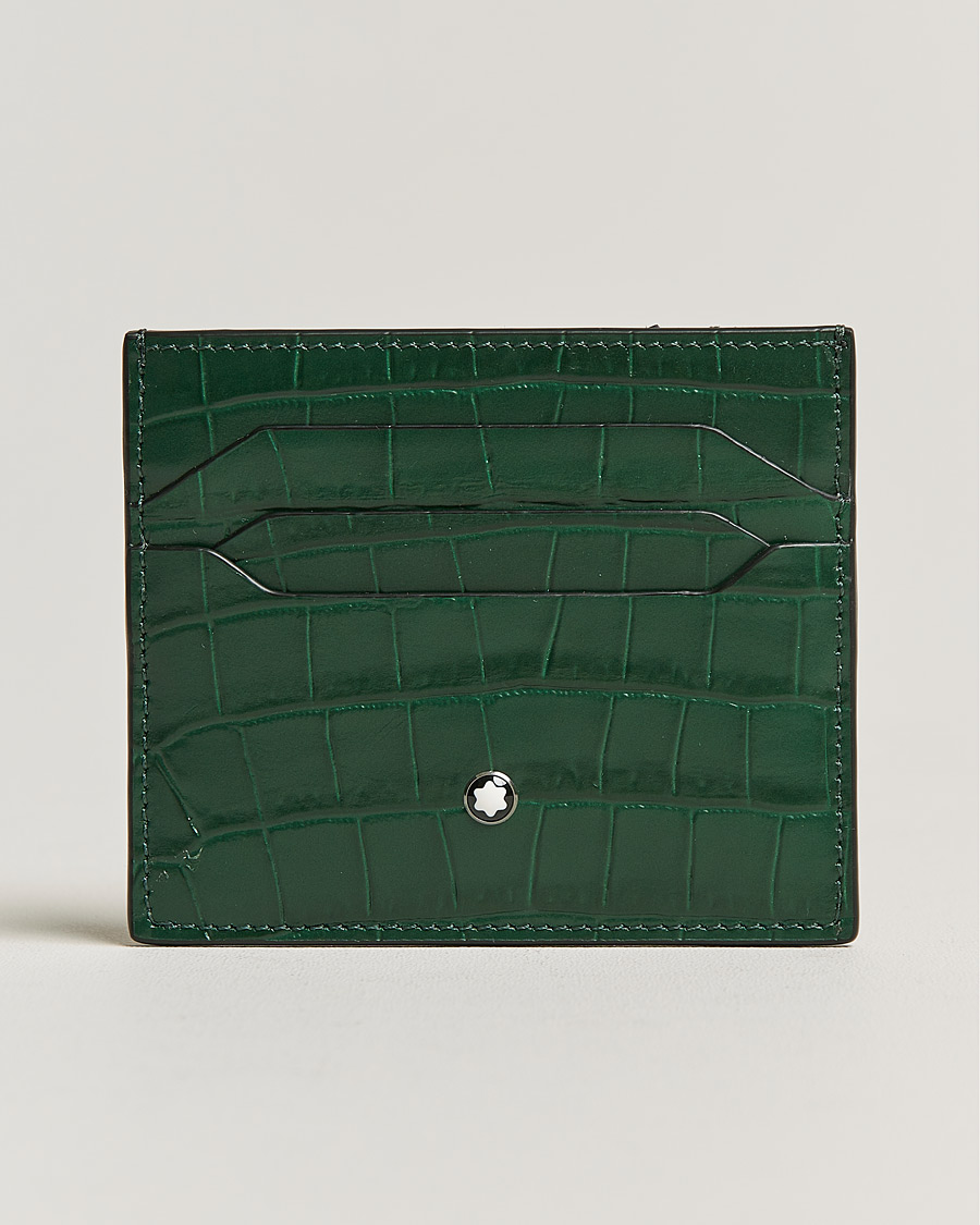 Herren | Montblanc Meisterstück Selection Card Holder 6cc Green | Montblanc | Meisterstück Selection Card Holder 6cc Green
