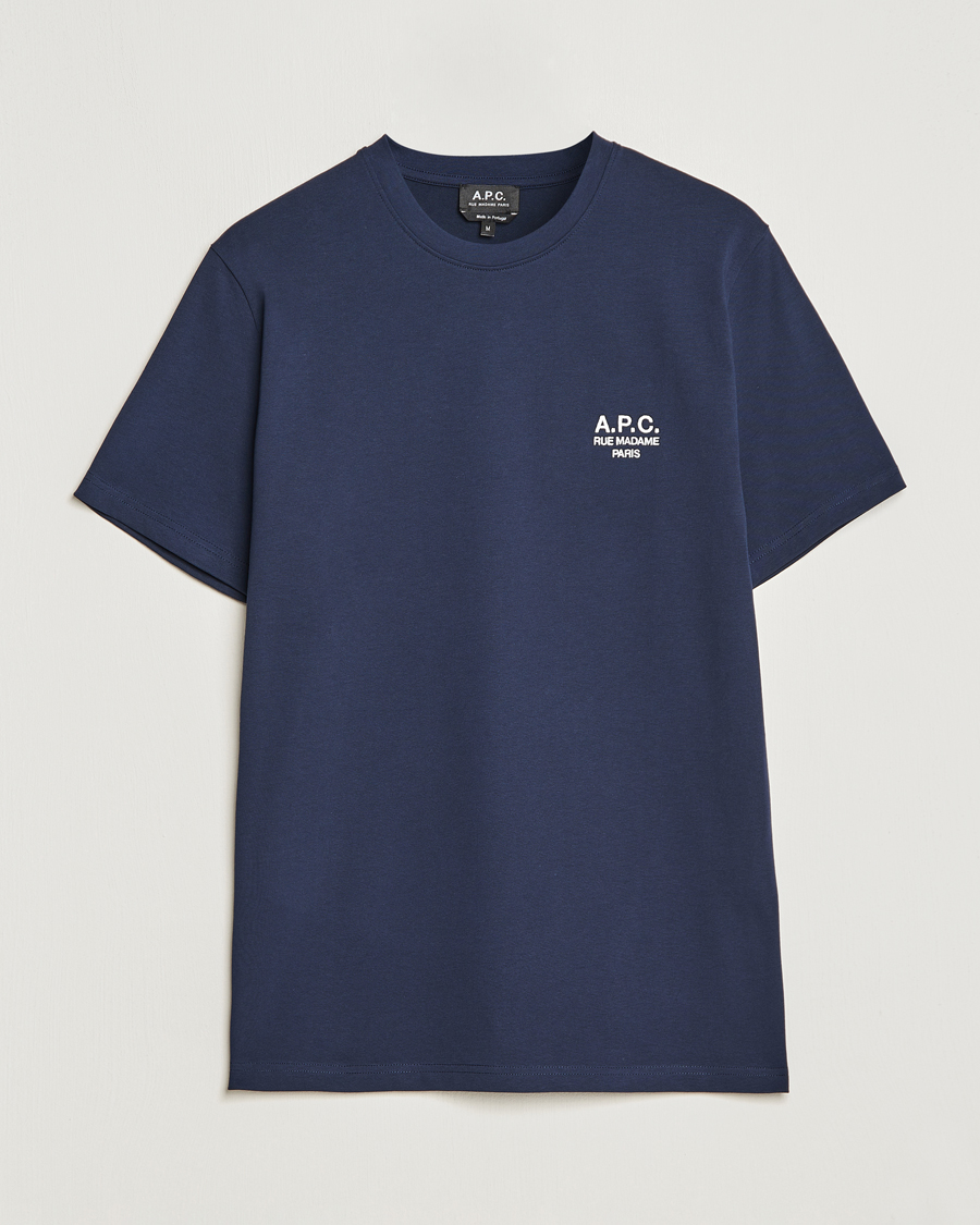 Herren | Kurzarm T-Shirt | A.P.C. | Raymond T-Shirt Navy