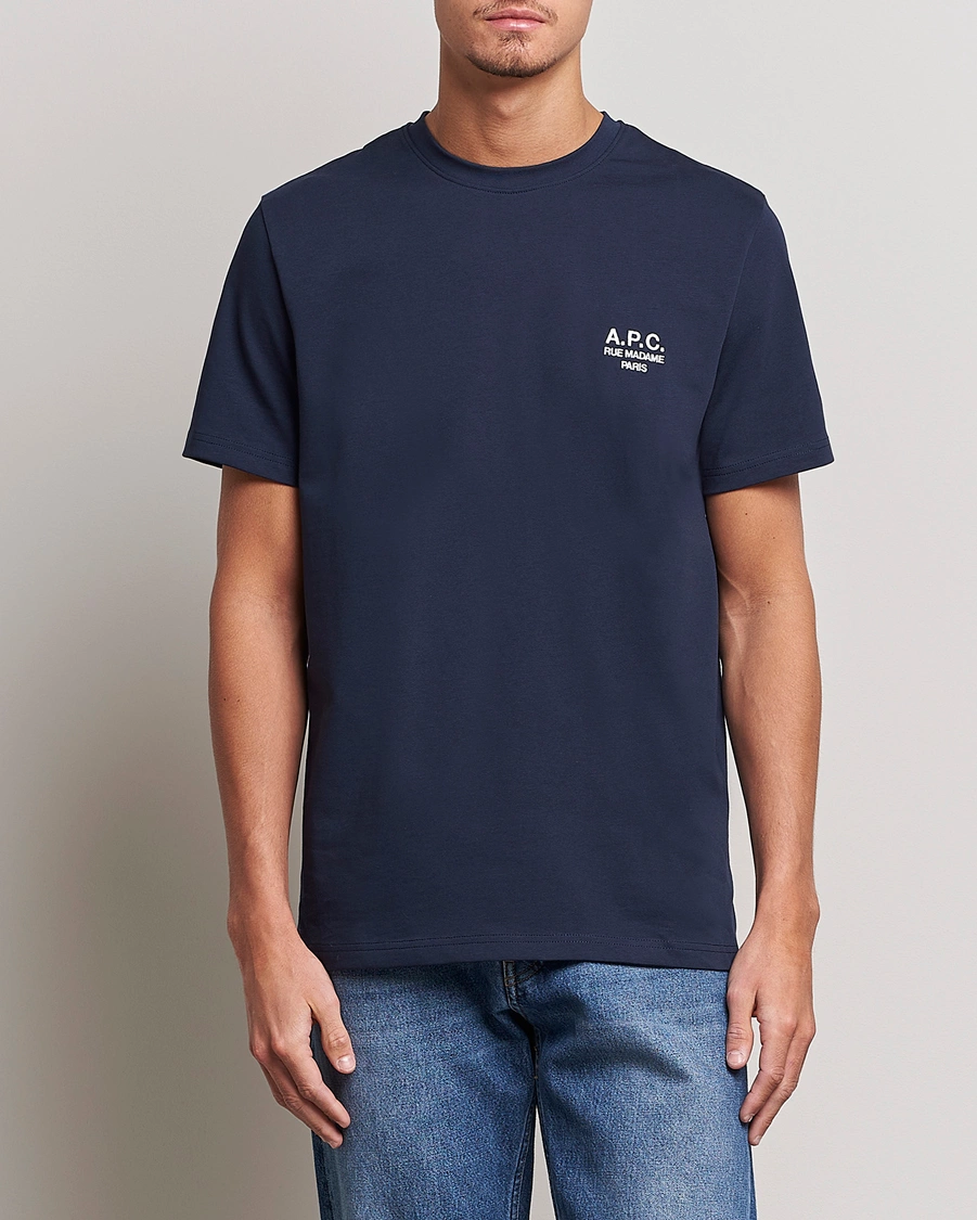 Herren | Kurzarm T-Shirt | A.P.C. | Raymond T-Shirt Navy