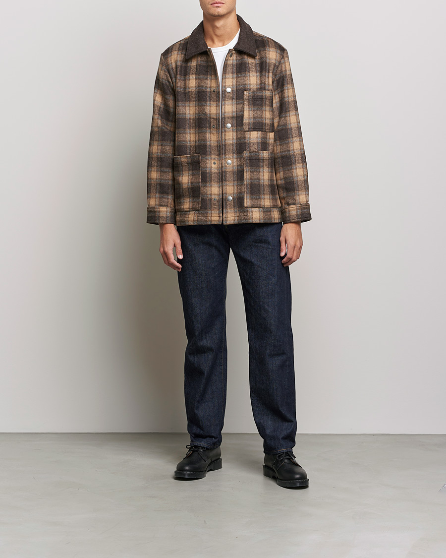 Herren | Hemden | A.P.C. | Emile Shirt Jacket Brown Check