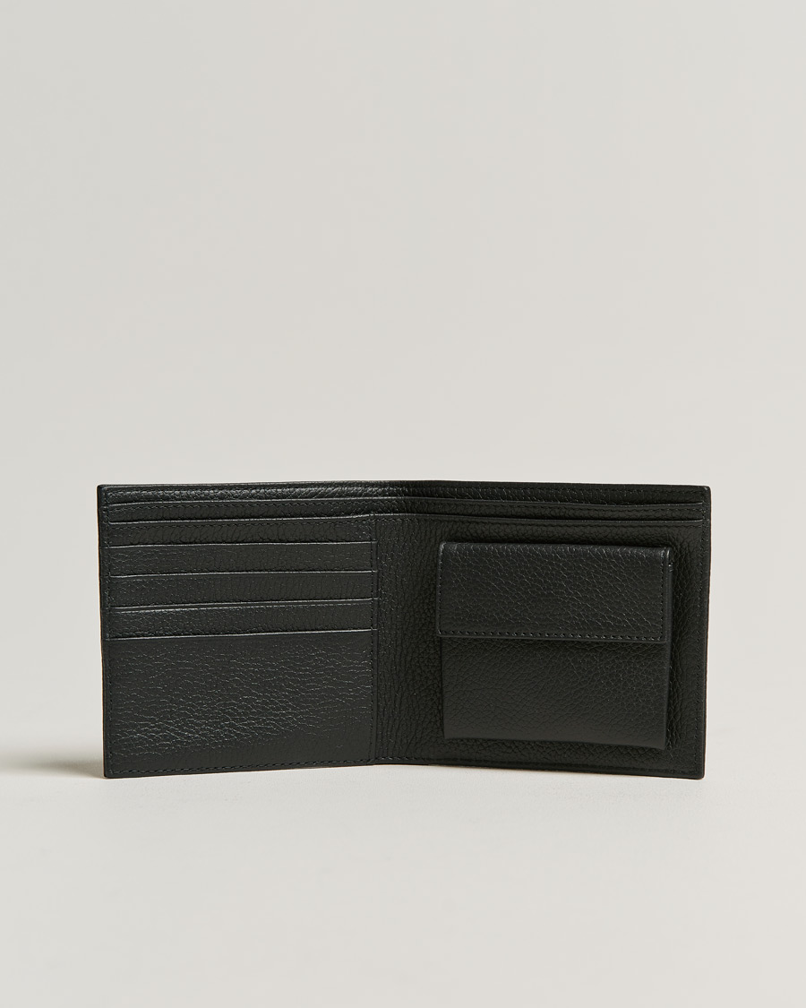 Herren | A.P.C. Grain Leather Wallet Black | A.P.C. | Grain Leather Wallet Black