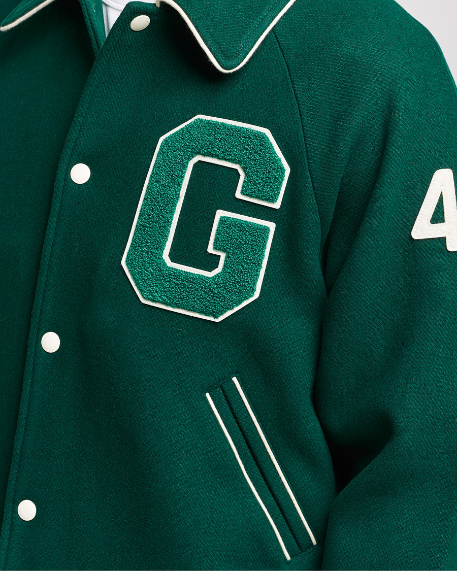 Herren | Jacken | GANT | College G Varisty Jacket Forest Green