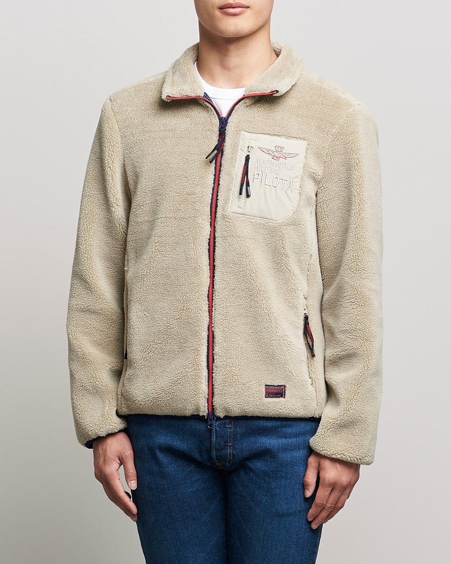 Herren | | Aeronautica Militare | Giacca Fleece Jacket Abbey Stone