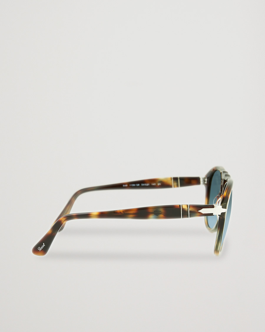 Herren | Persol 0PO0649 Sunglasses Havana/Blue | Persol | 0PO0649 Sunglasses Havana/Blue