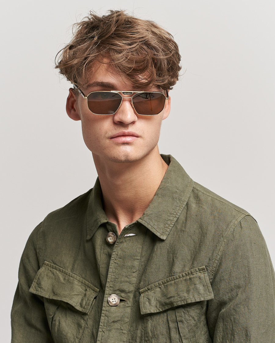 Herren | Prada Eyewear 0PR 58YS Polarized Sunglasses Brown | Prada Eyewear | 0PR 58YS Polarized Sunglasses Brown