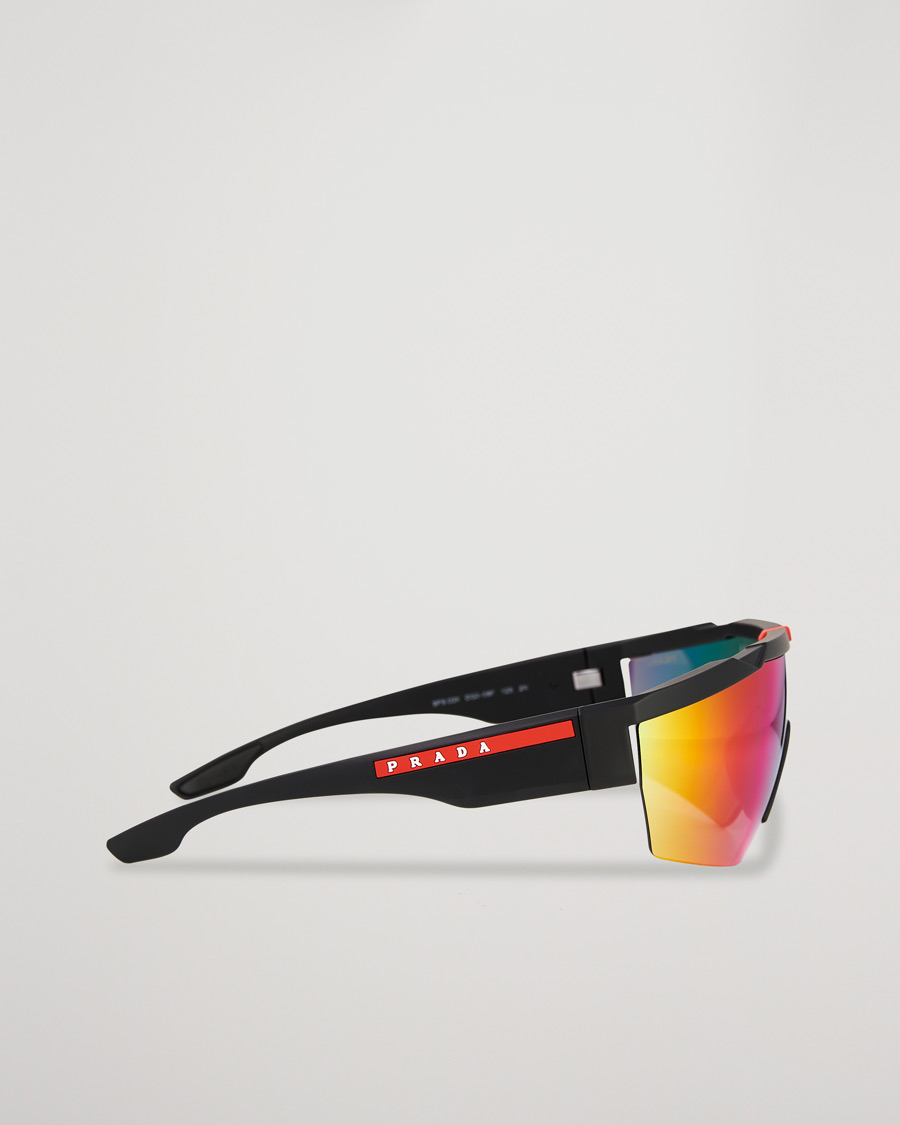 Herren | Prada Linea Rossa 0PS 03XS Sunglasses Blue/Red Mirror Lens | Prada Linea Rossa | 0PS 03XS Sunglasses Blue/Red Mirror Lens