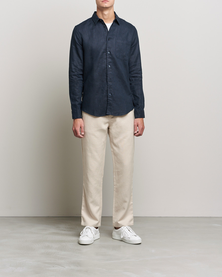Herren | Hemden | Samsøe Samsøe | Samsøe & Samsøe Liam Linen Shirt Salute