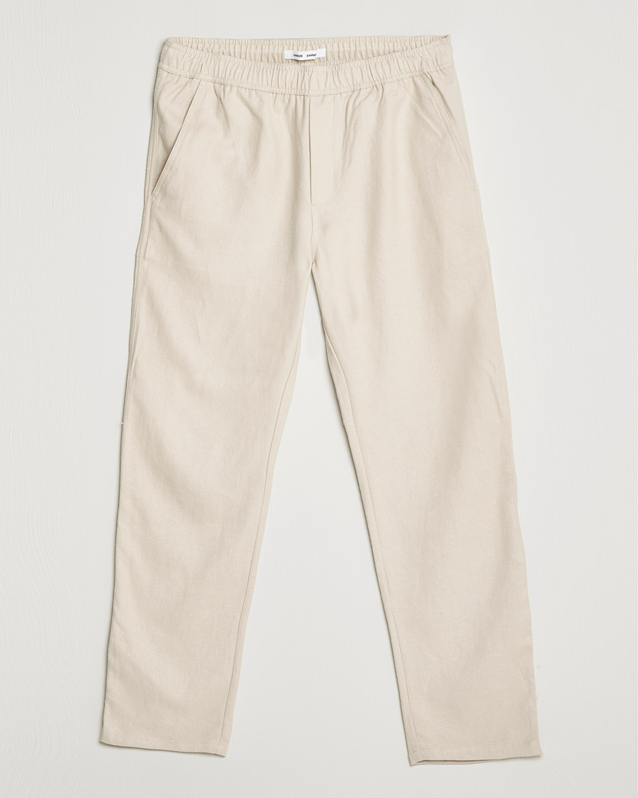 Herren | Hosen | Samsøe Samsøe | Samsøe & Samsøe Jabaria Organic Cotton Trousers Oatmeal