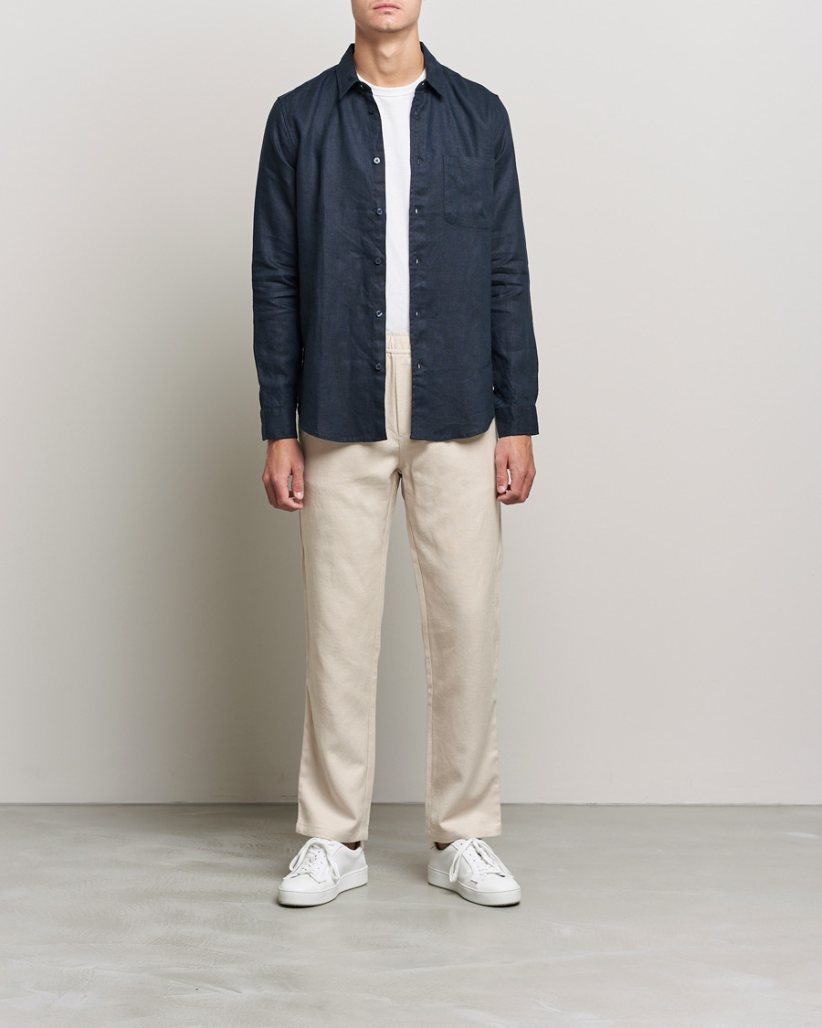 Herren | Hosen | Samsøe Samsøe | Samsøe & Samsøe Jabaria Organic Cotton Trousers Oatmeal