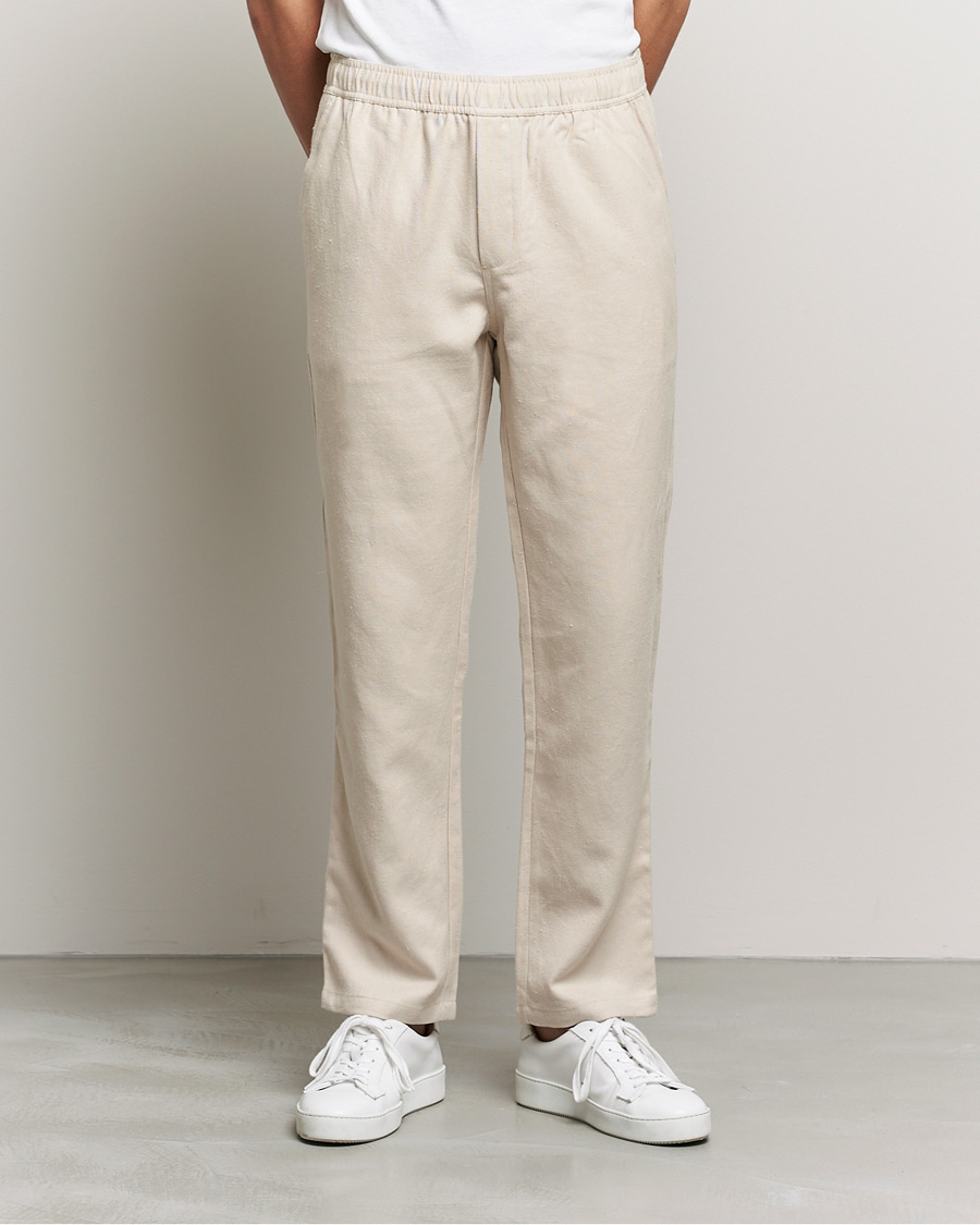 Herren | Hosen | Samsøe Samsøe | Samsøe & Samsøe Jabaria Organic Cotton Trousers Oatmeal