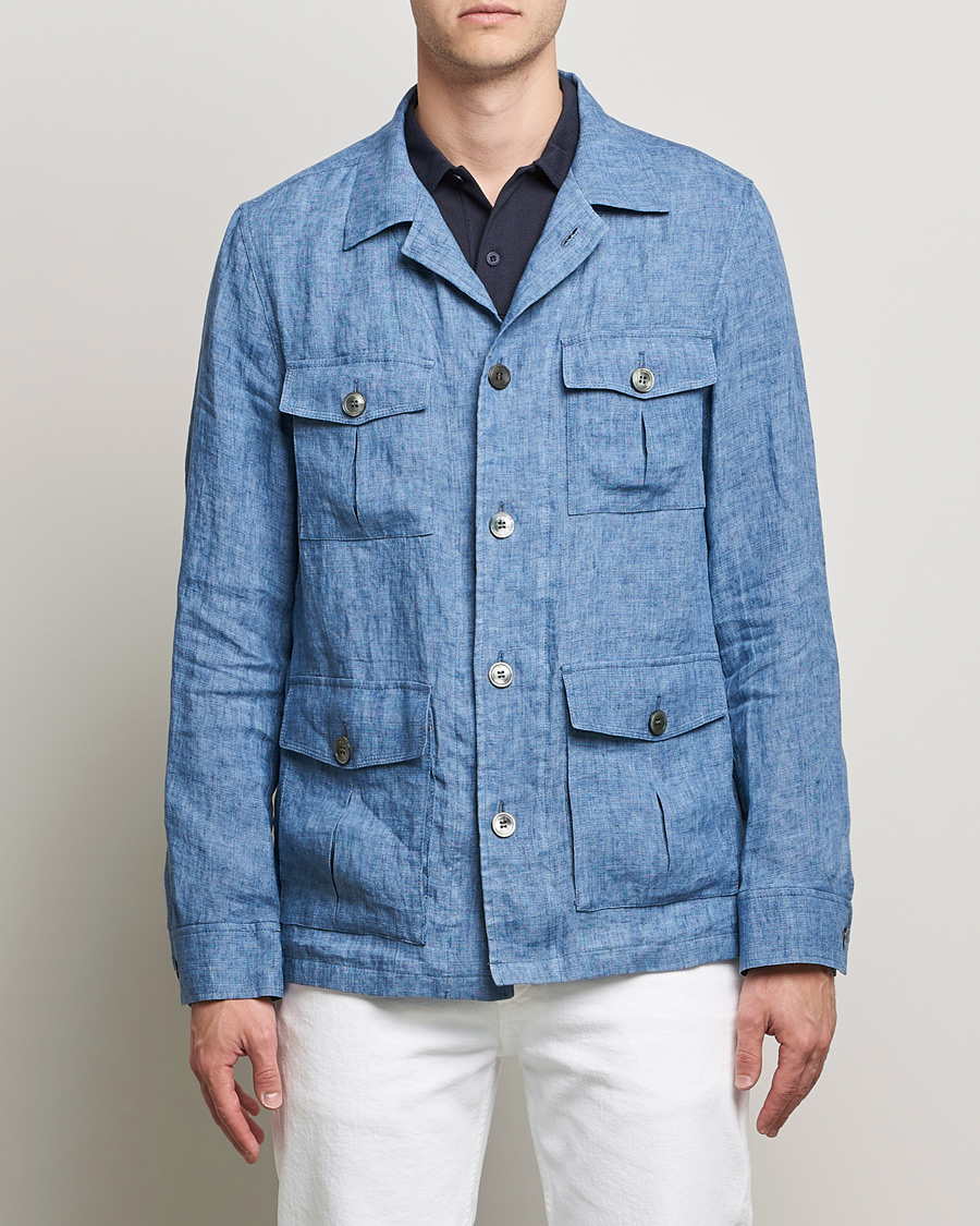 Mens linen shirt jacket sale