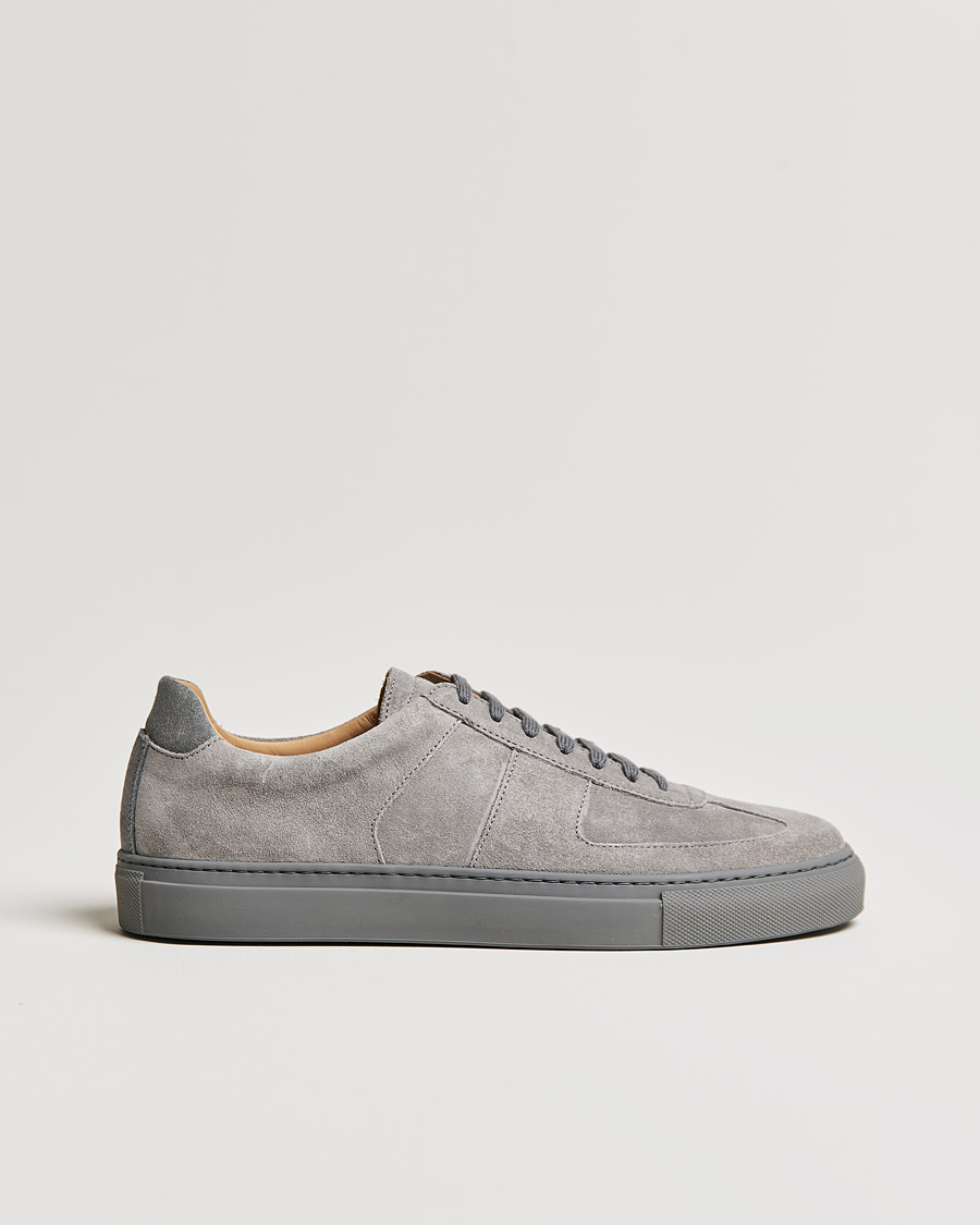 Herren | Sweyd 0662 Calf/Suede Sneakers Grey/Stone | Sweyd | 0662 Calf/Suede Sneakers Grey/Stone
