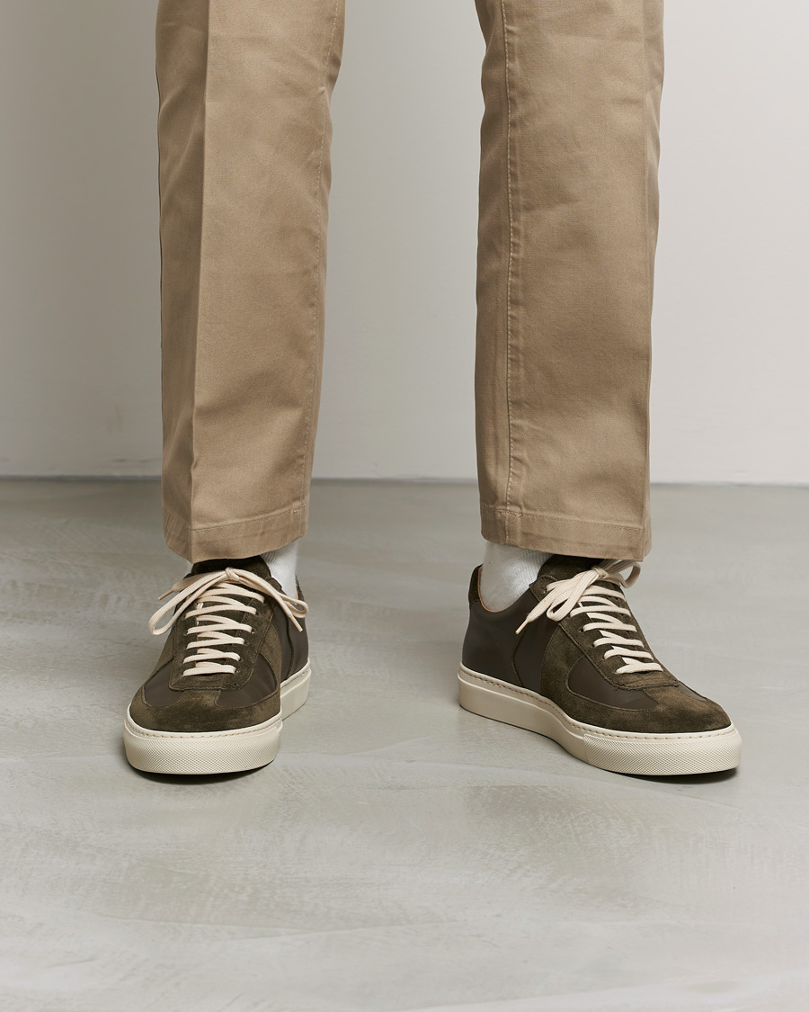 Herren | Sweyd 0662 Calf/Suede Sneakers Moss | Sweyd | 0662 Calf/Suede Sneakers Moss