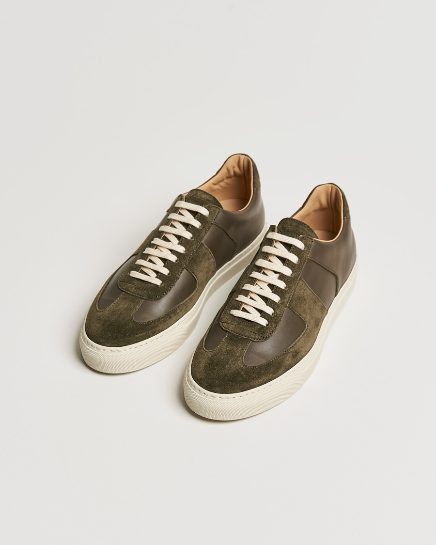 Herren | Sweyd 0662 Calf/Suede Sneakers Moss | Sweyd | 0662 Calf/Suede Sneakers Moss