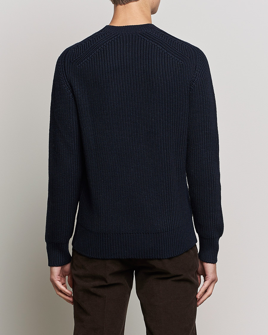 Herren | Pullover | Altea | Soft Wool Knitted Blazer Navy