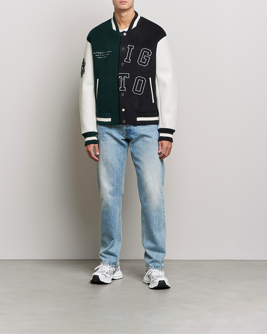 Axel Arigato Offense Varsity Jacket College Green/Black bei CareOfCarl.de