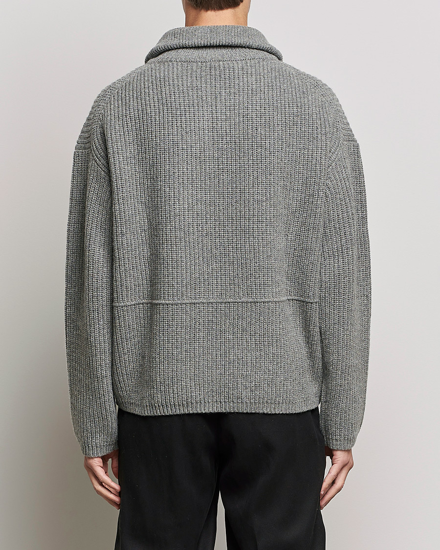 Herren | Pullover | Axel Arigato | Team Half Zip Sweater Grey
